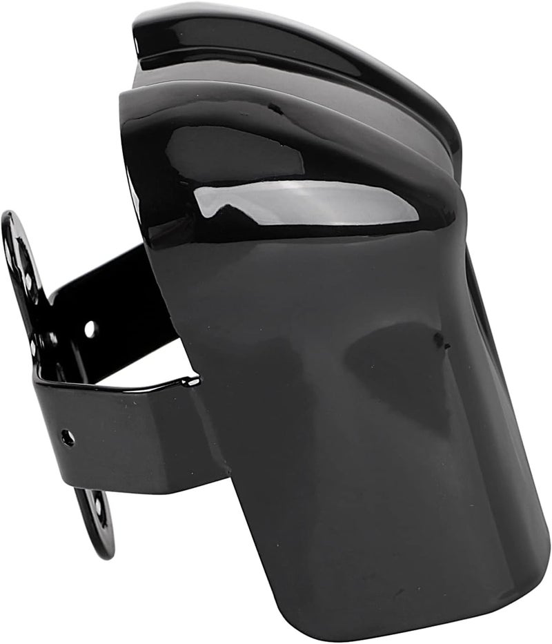 XMMT Vivid Black Waterfall Horn Cover Compatible For Harley Touring Electra Glide Street Glide Road Glide Ultra Classic 1995-2023 - Image 4
